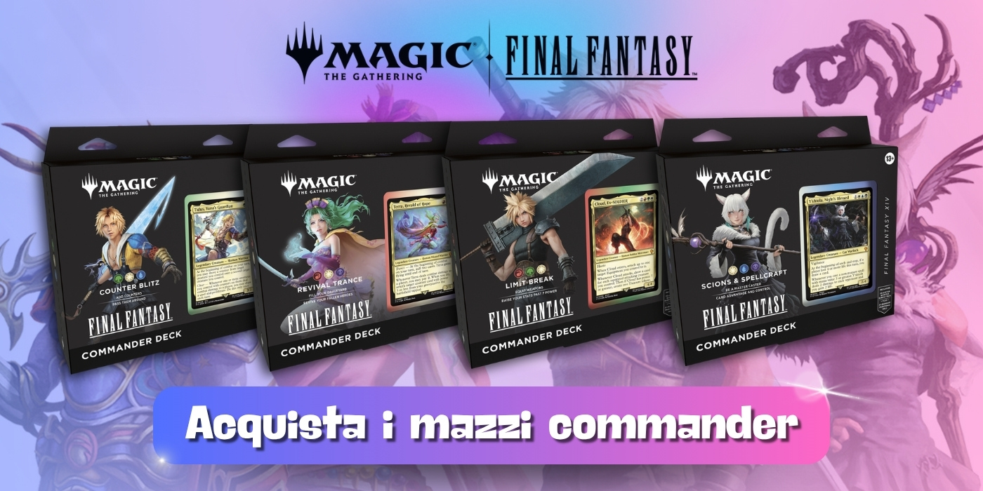mtg final fantasy ff magic collector commander deck the gathering