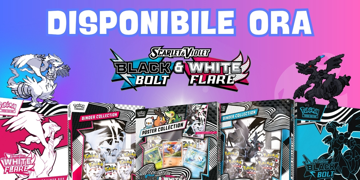 Pokémon Scarlatto Violetto Luce Nera Fuoco Bianco Espansione