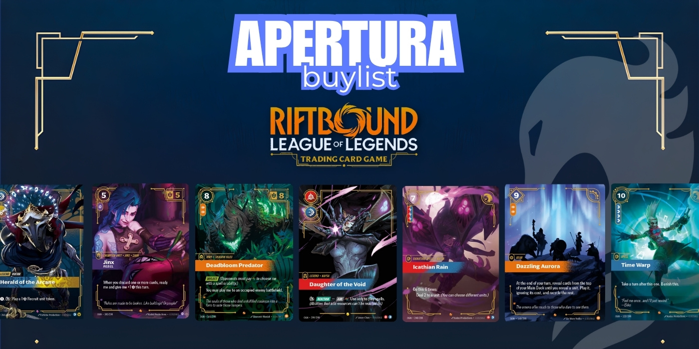 Riftbound buylist collectable tcg league of legends