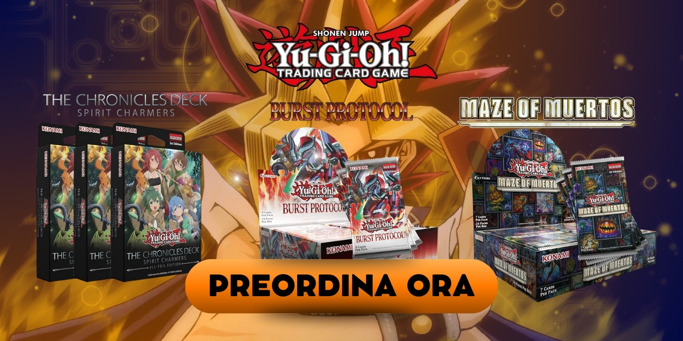 yugi yugioh yu gi oh spirit charmers burst protocol maze of muertos preorder prevendita