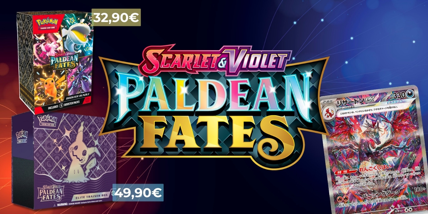 Scarlet and Violet Paldean Fates Deck Box Destino di Paldea