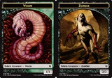 Token Creatura Verme / Token Creatura Zombie
