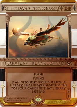 Masterpiece Series: Amonkhet Invocations: Censore Mentale Aviano - Aven Mindcensor