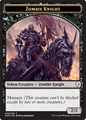 Zombie Knight Token (Black 2/2)
