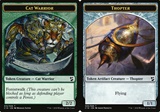 Token Creatura Guerriero Felino // Token Creatura Tottero