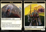 Token Incantesimo Maschera // Token Creatura Soldato