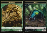 Token Creatura Saprolingo // Token Creatura Insetto