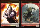 Token Creatura Soldato // Token Creatura Goblin