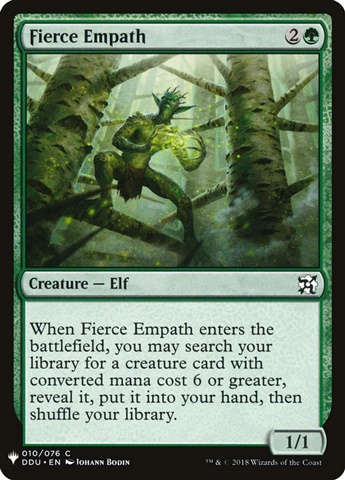 Magic The Gathering: Mystery Booster Empatico Spietato Fierce Empath