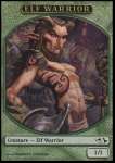 Token Elfo Guerriero (Verde 1/1)