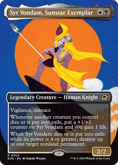 Syr Vondam, Esempio della Stella Madre