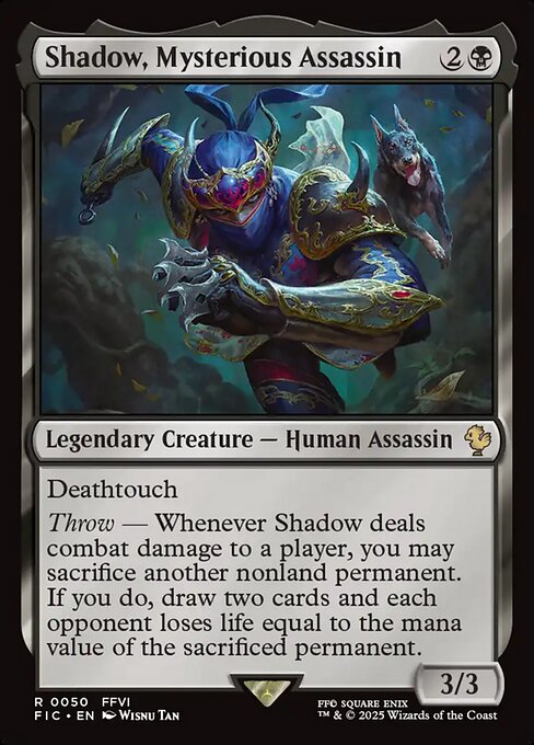 Shadow, Mysterious Assassin