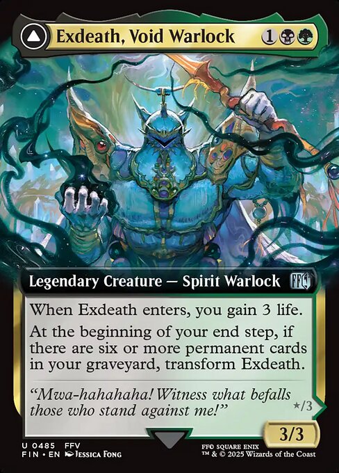 Exdeath, Void Warlock // Neo Exdeath, Dimension's 