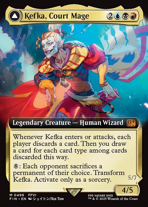 Kefka, Court Mage // Kefka, Ruler of Ruin