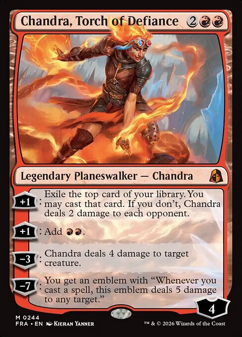 Chandra, Fiamma di Sfida