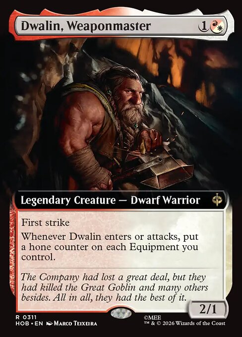 Dwalin, Maestro d'Armi