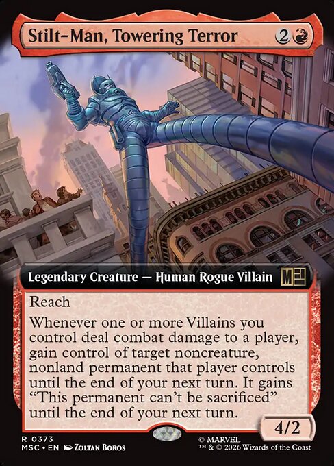Stilt-Man, Terrore Torreggiante