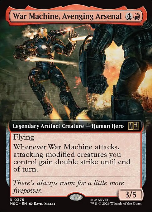 War Machine, Arsenale Vendicatore
