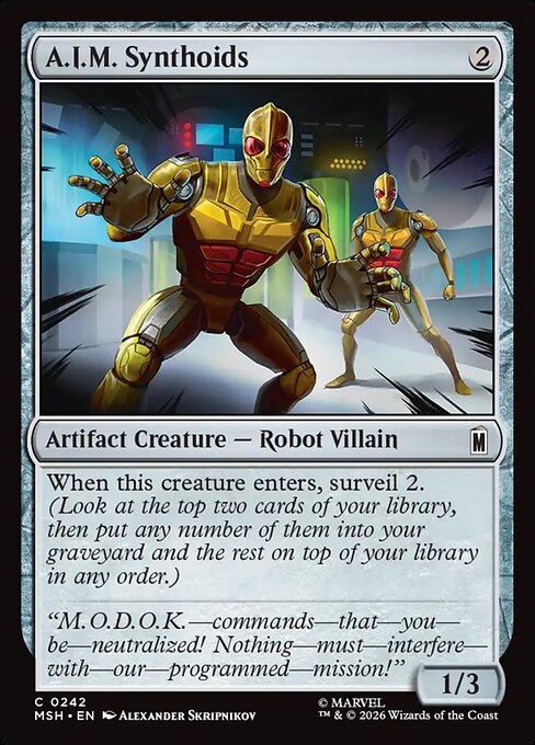 Sintoidi dell'A.I.M.