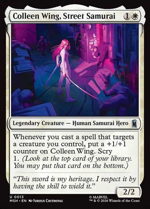 Colleen Wing, Samurai di Strada