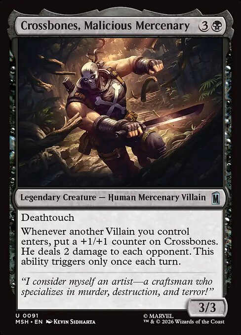 Crossbones, Mercenario Malvagio