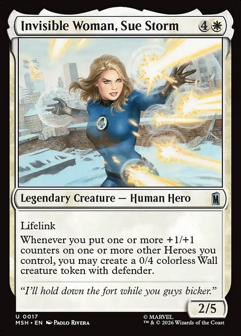 Donna Invisibile, Sue Storm