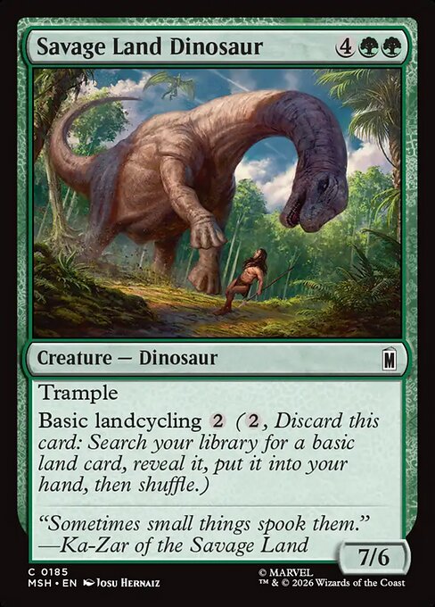 Dinosauro della Terra Selvaggia