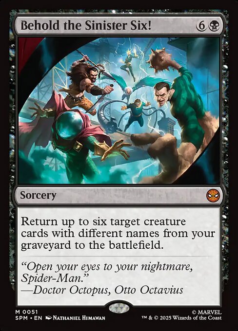 Ammirate i Sinistri Sei!