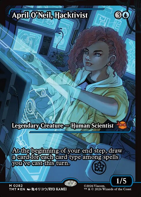 April O' Neil, Hacktivista