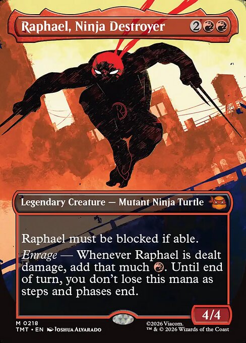 Raffaello, Distruttore Ninja