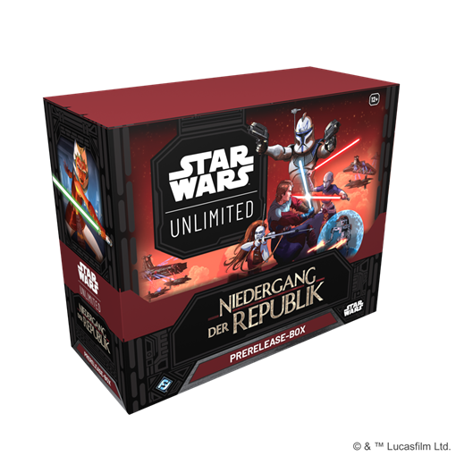  - Star Wars: Unlimited - Il Crepuscolo della Repubblica Prerelease Box Italiano