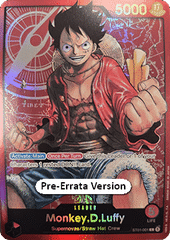Monkey.D.Luffy (ST01-001) Pre Errata (V.3)