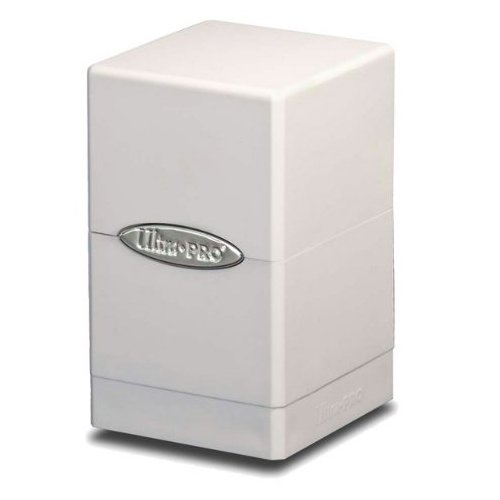 deckbox: Deck Box - White Satin Tower