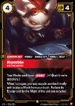 Rumble, Hotheaded