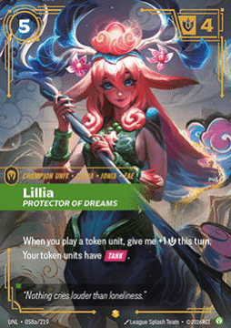 Lillia, Protector of Dreams