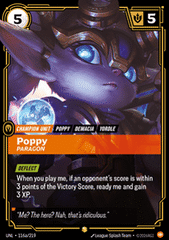 Poppy, Paragon