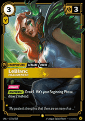 Leblanc, Fragmented