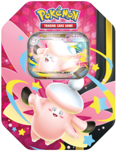 tin: Pokémon Tin da Collezione Mega Chiarodiluna - Mega Clefable GX