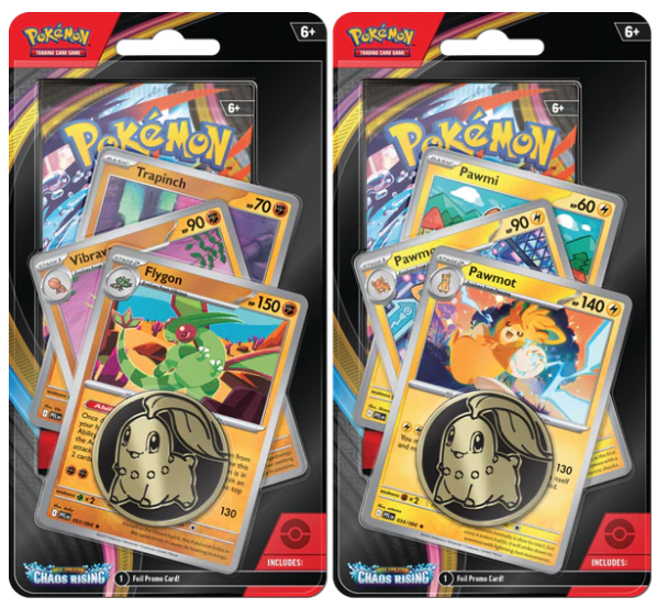 altri-prodotti: Caos Nascente: Pawmot/Flygon Premium Checklane Blister (ENG)