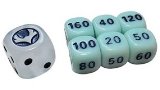 Dice Set - Silver Tempest