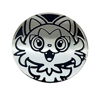 monete-pokemon: Moneta Ossidiana Infuocata Sprigatito (Jumbo)