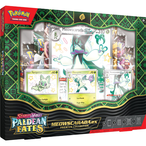 collezioni-speciali: Meowscarada ex Collezione Premium - Scarlatto e Violetto: Destino di Paldea