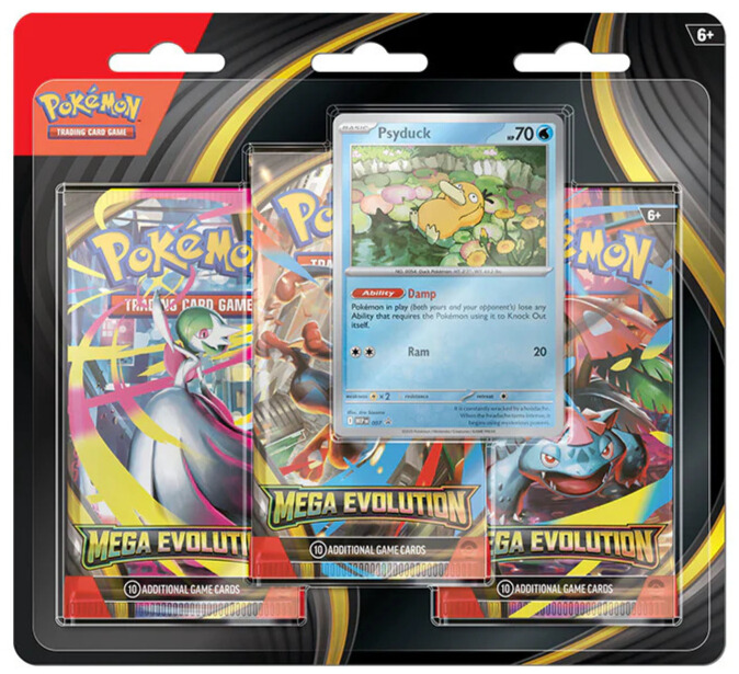 collezioni-speciali: Megaevoluzioni - 3 Pack Blister Psyduck