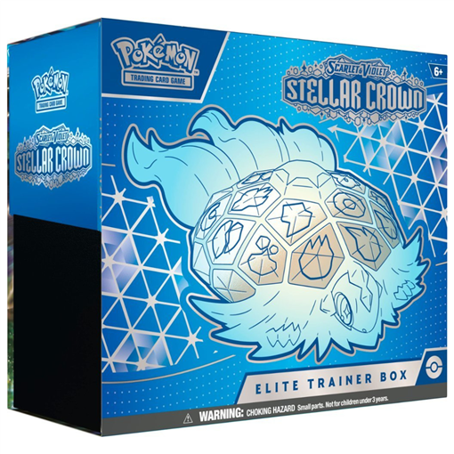 set-allenatore: Scarlet and Violet: Stellar Crown - Elite Trainer Box