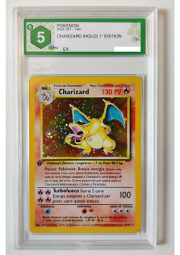 Pokemon: Carte Pokémon Gradate Charizard GRAAD 5