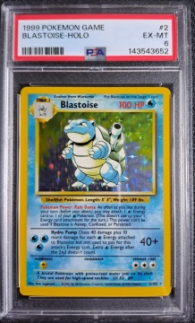 Blastoise (Holo) PSA 6