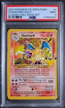 Charizard 25th PSA 9