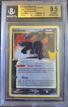 Umbreon Goldstar BGS 9.5