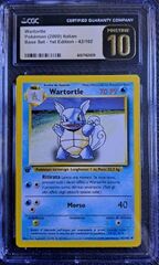 Wartortle CGC Pristine 10