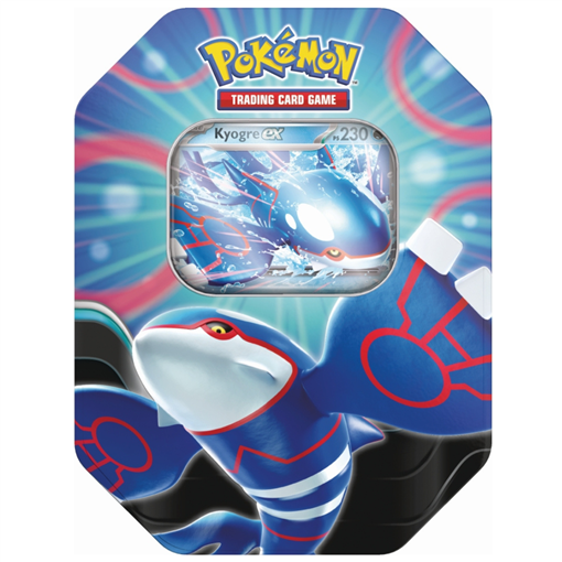 tin: Kyogre ex - February 2025 Tin